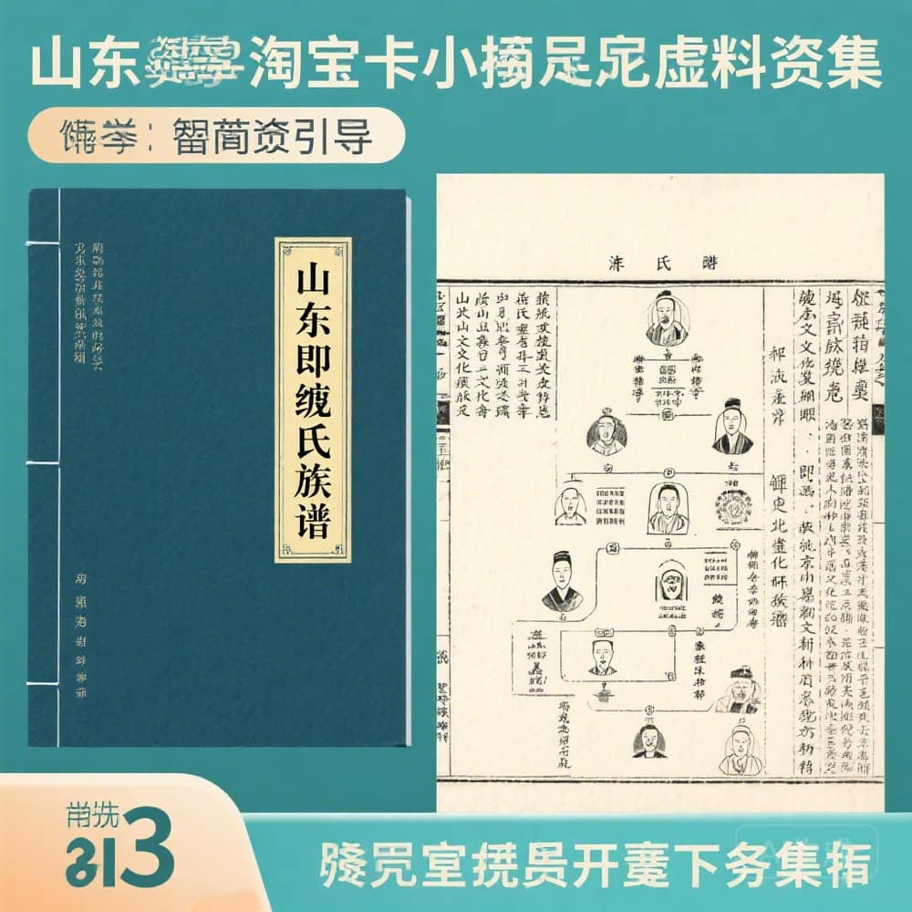山东即墨窦氏族谱 完整资料合集