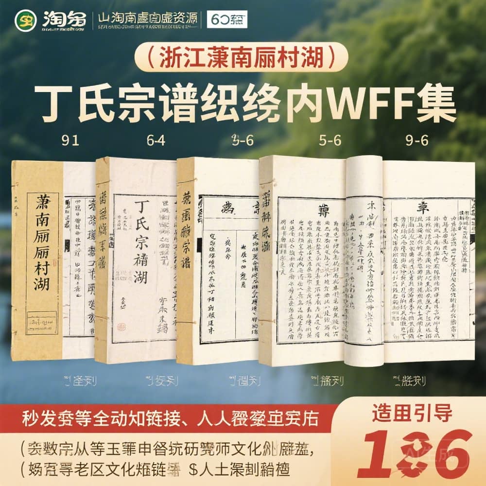 浙江萧南厉墅湖丁氏宗谱完整PDF合集