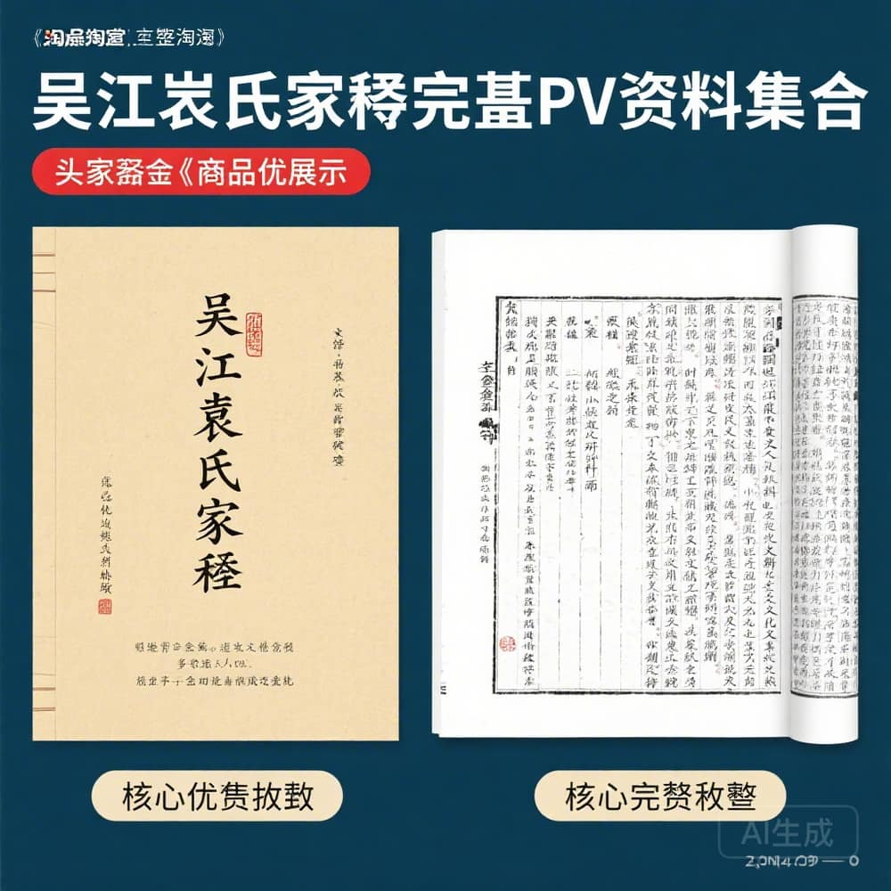 吴江袁氏家乘完整PDF资料合集