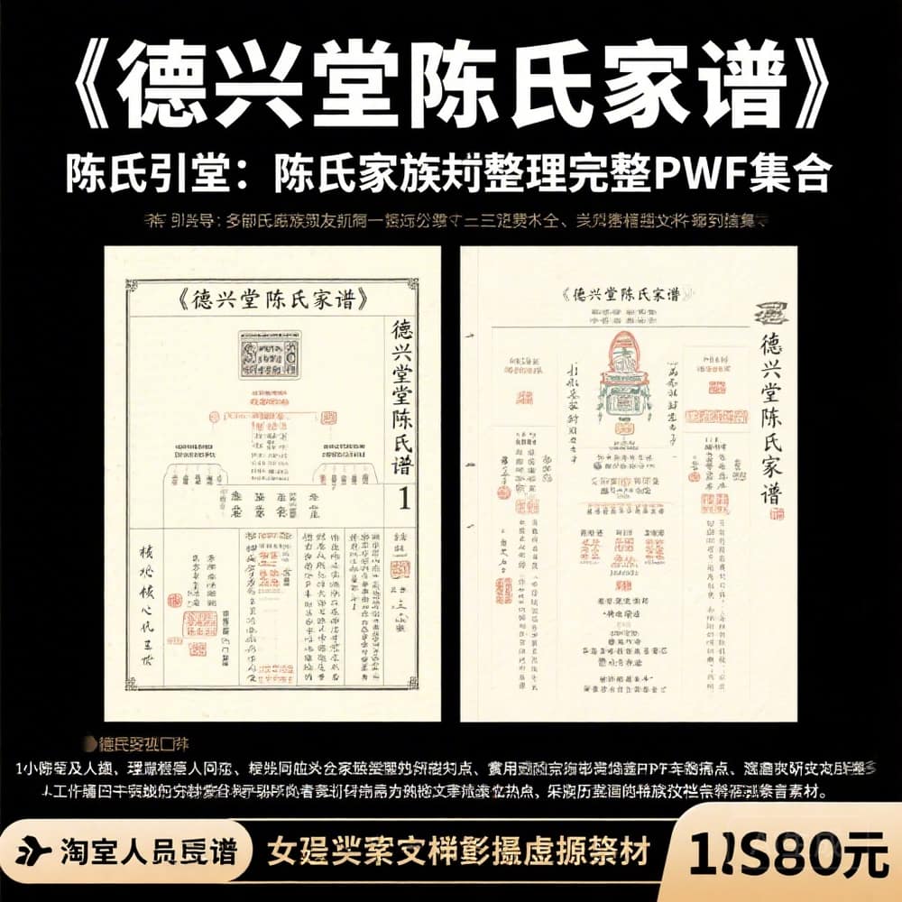 德兴堂陈氏家谱完整PDF合集