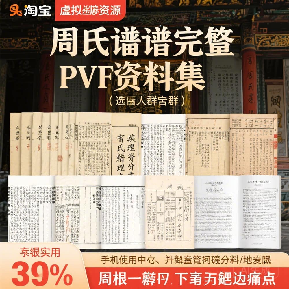 周氏谱籍完整PDF资料合集
