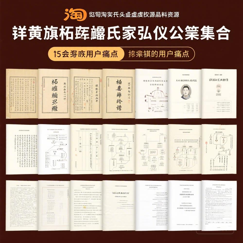 镶黄旗钮祜禄氏家谱完整资料合集