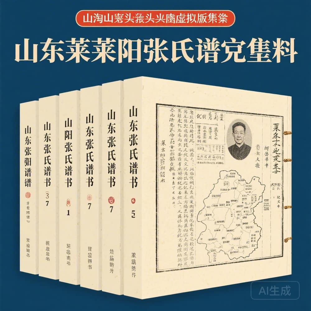 山东莱阳张氏谱书完整版资料合集