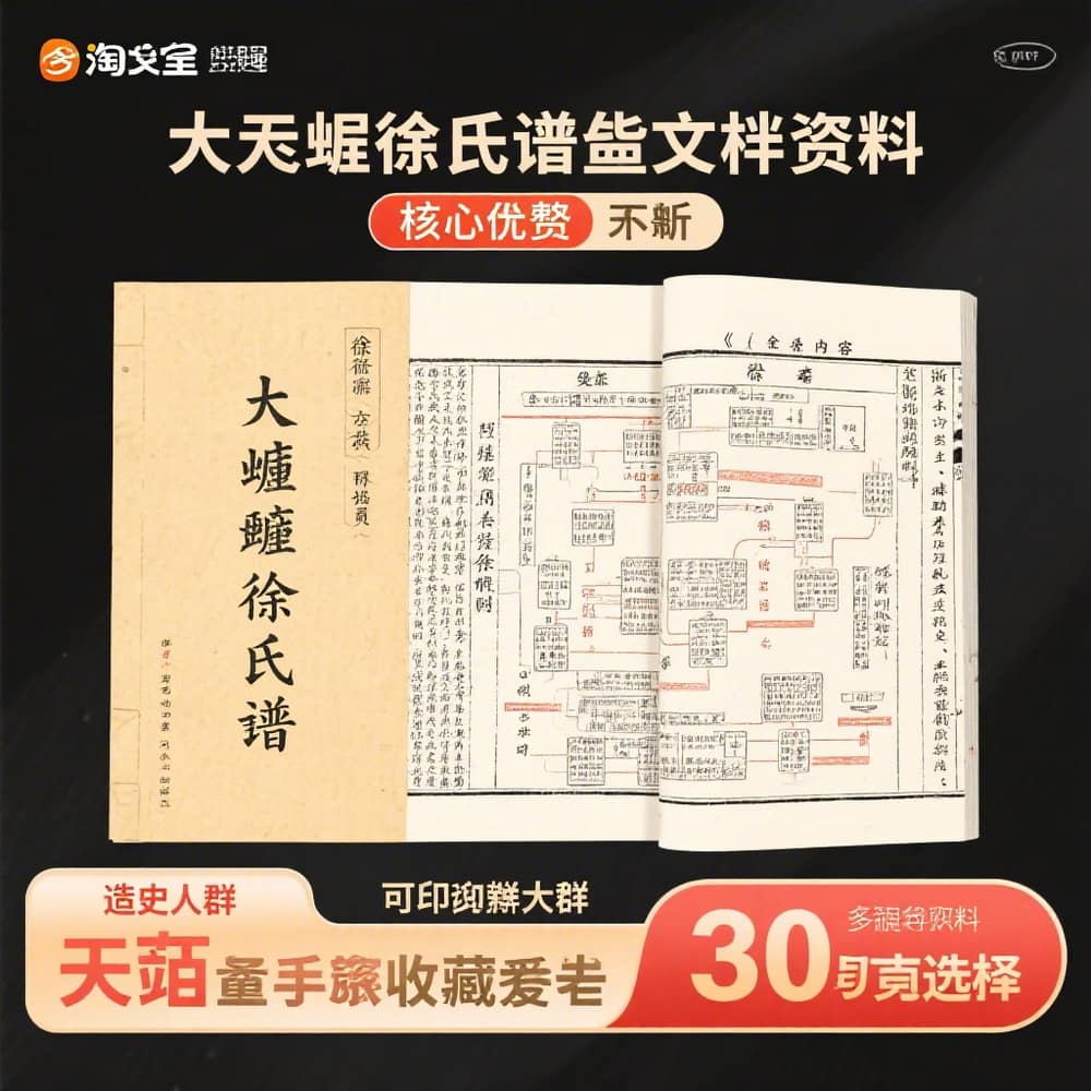 大墩徐氏谱完整文档资料