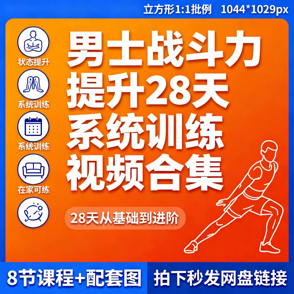 男士战斗力提升28天系统训练视频合集