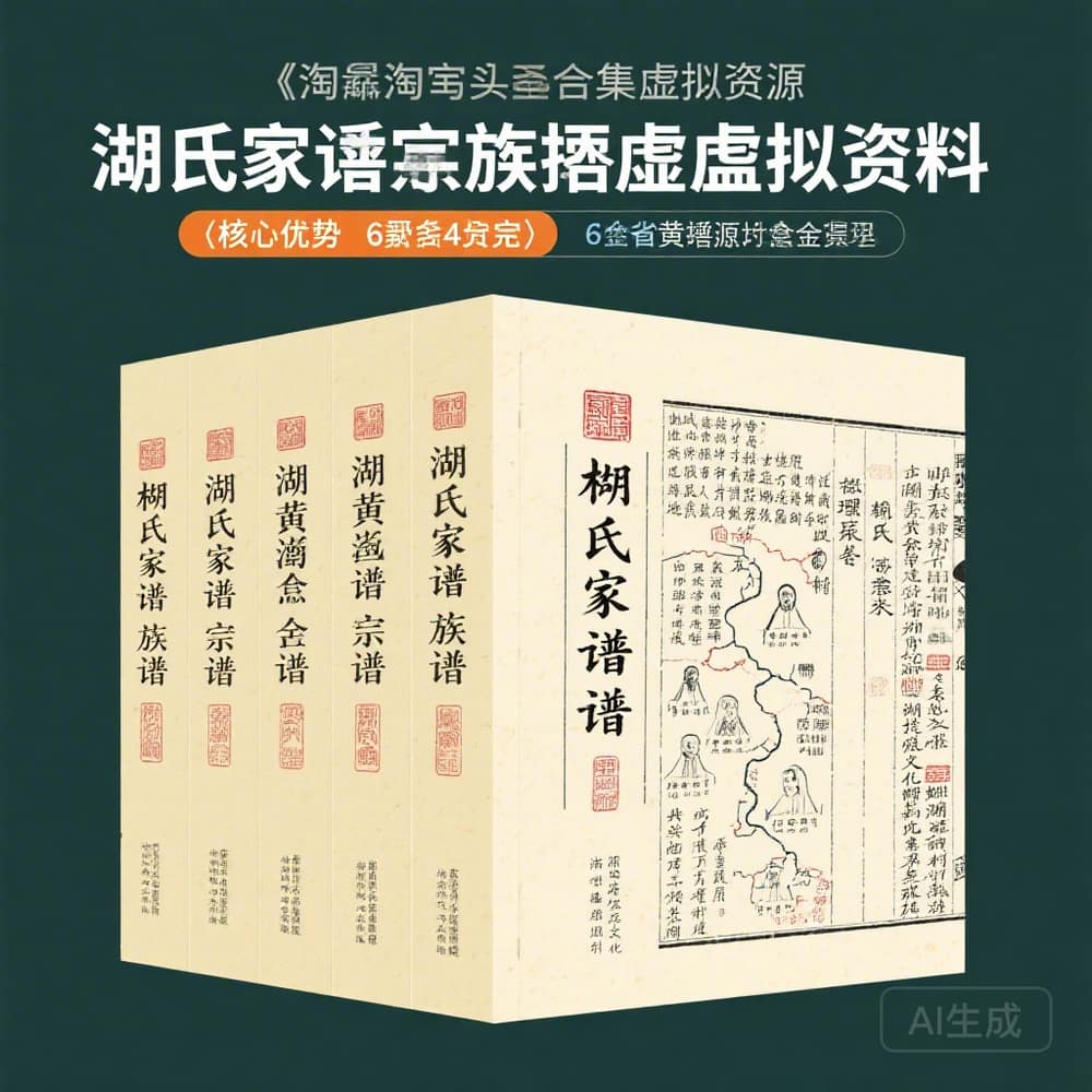 耿氏家谱族谱 湖北黄陂全套资料
