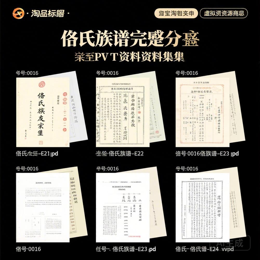 娄氏族谱完整PDF资料合集